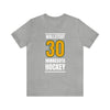 Wallstedt 30 Minnesota Hockey Gold Vertical Design Unisex T-Shirt