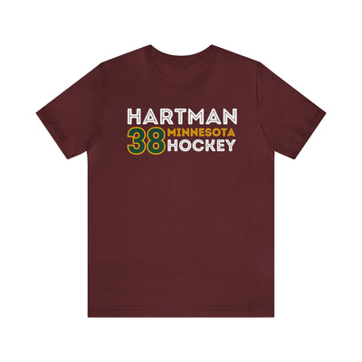 Ryan Hartman T-Shirt 38 Minnesota Hockey Grafitti Wall Design Unisex