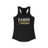 Faber 7 Minnesota Hockey Grafitti Wall Design Women's Ideal Racerback Tank Top