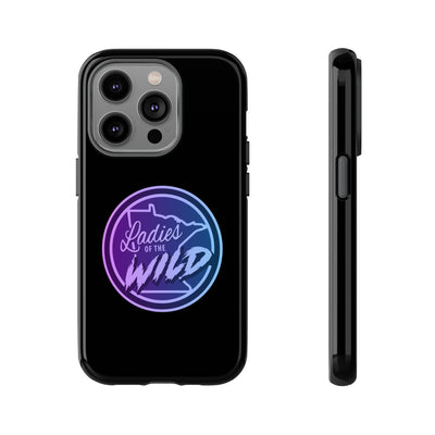 Ladies Of The Wild Gradient Colors Tough Phone Case In Black