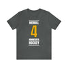 Merrill 4 Minnesota Hockey Gold Vertical Design Unisex T-Shirt