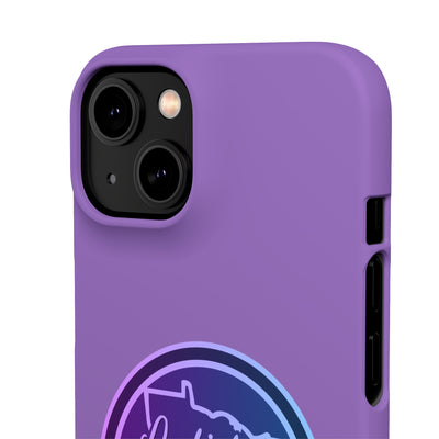 Ladies Of The Wild Gradient Colors Snap Phone Case In Purple