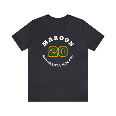 Maroon 20 Minnesota Hockey Number Arch Design Unisex T-Shirt