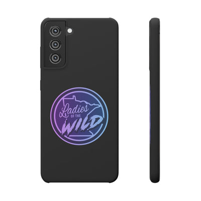 Ladies Of The Wild Gradient Colors Snap Phone Case In Black