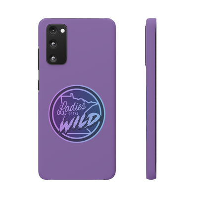 Ladies Of The Wild Gradient Colors Snap Phone Case In Purple