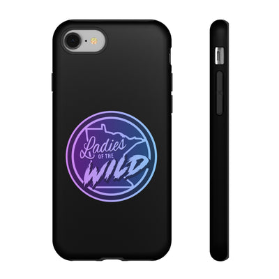 Ladies Of The Wild Gradient Colors Tough Phone Case In Black