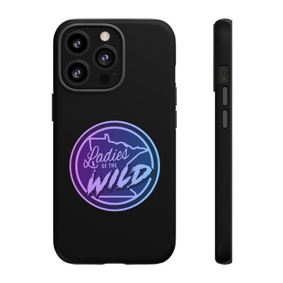 Ladies Of The Wild Gradient Colors Tough Phone Case In Black