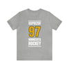 Kaprizov 97 Minnesota Hockey Gold Vertical Design Unisex T-Shirt