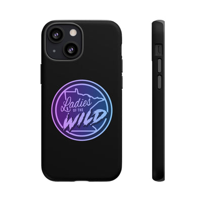 Ladies Of The Wild Gradient Colors Tough Phone Case In Black