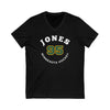 Jones 95 Minnesota Hockey Number Arch Design Unisex V-Neck Tee