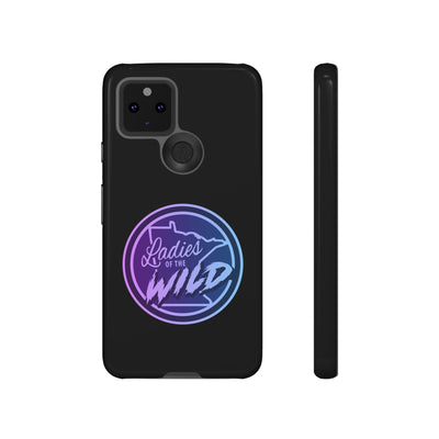 Ladies Of The Wild Gradient Colors Tough Phone Case In Black