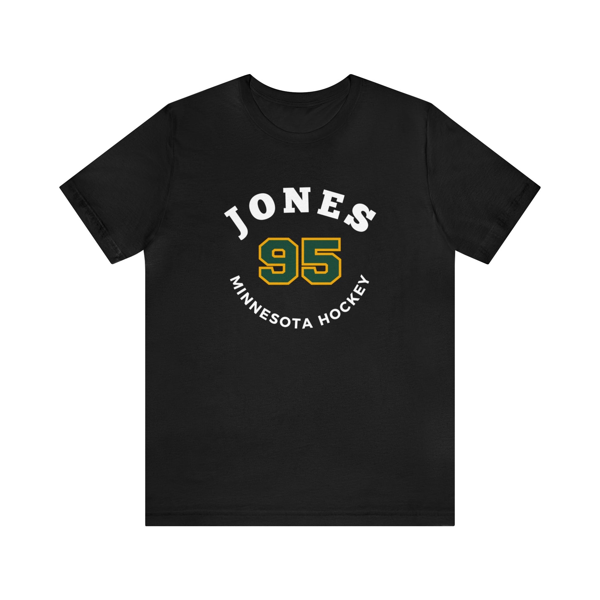 Jones 95 Minnesota Hockey Number Arch Design Unisex T-Shirt