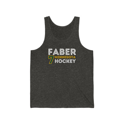 Faber 7 Minnesota Hockey Grafitti Wall Design Unisex Jersey Tank Top