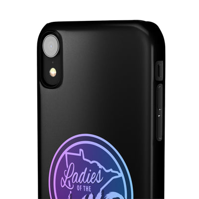 Ladies Of The Wild Gradient Colors Snap Phone Case In Black