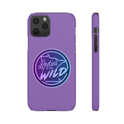 Ladies Of The Wild Gradient Colors Snap Phone Case In Purple