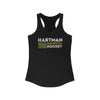 Hartman 38 Minnesota Hockey Grafitti Wall Design Women's Ideal Racerback Tank Top