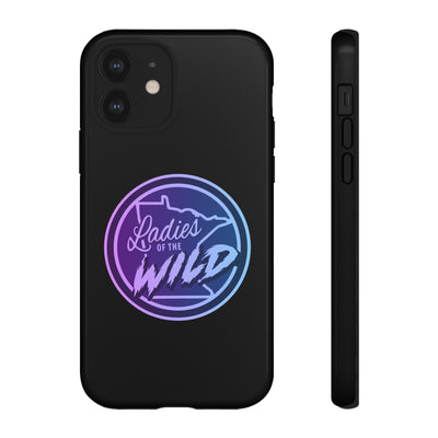 Ladies Of The Wild Gradient Colors Tough Phone Case In Black