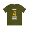 Merrill 4 Minnesota Hockey Gold Vertical Design Unisex T-Shirt