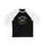 Maroon 20 Minnesota Hockey Number Arch Design Unisex Tri-Blend 3/4 Sleeve Raglan Baseball Shirt