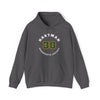 Hartman 38 Minnesota Hockey Number Arch Design Unisex Hooded Sweatshirt