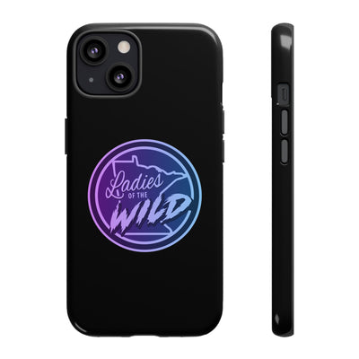 Ladies Of The Wild Gradient Colors Tough Phone Case In Black