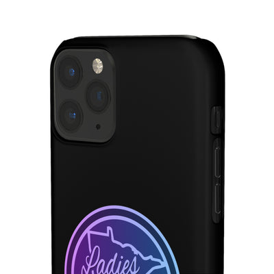 Ladies Of The Wild Gradient Colors Snap Phone Case In Black