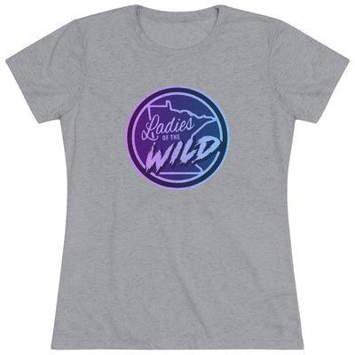Ladies Of The Wild Gradient Colors Women's Triblend T-Shirt