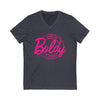 Boldy Let's Go Party Women's V-Neck Barbie Shirt