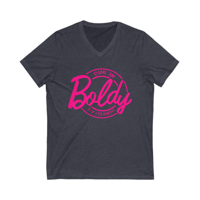 Boldy Let's Go Party Women's V-Neck Barbie Shirt