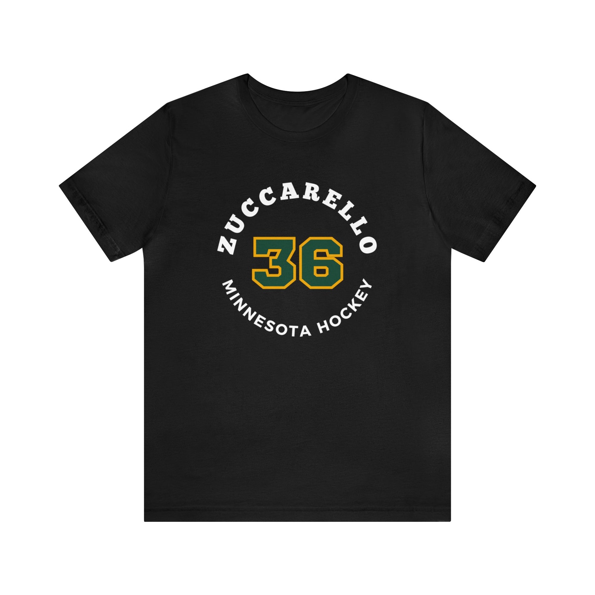 Zuccarello 36 Minnesota Hockey Number Arch Design Unisex T-Shirt