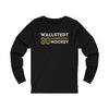 Wallstedt 30 Minnesota Hockey Grafitti Wall Design Unisex Jersey Long Sleeve Shirt