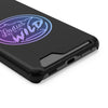 Ladies Of The Wild Gradient Colors Phone Case With Card Holder, Black