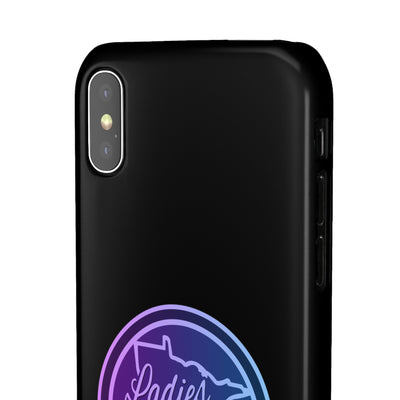 Ladies Of The Wild Gradient Colors Snap Phone Case In Black