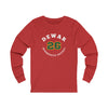 Dewar 26 Minnesota Hockey Number Arch Design Unisex Jersey Long Sleeve Shirt