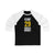 Fleury 29 Minnesota Hockey Gold Vertical Design Unisex Tri-Blend 3/4 Sleeve Raglan Baseball Shirt