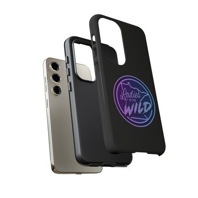 Ladies Of The Wild Gradient Colors Tough Phone Case In Black