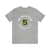 Middleton 5 Minnesota Hockey Number Arch Design Unisex T-Shirt