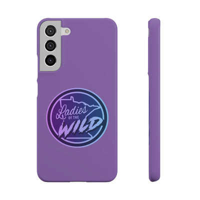 Ladies Of The Wild Gradient Colors Snap Phone Case In Purple