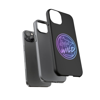 Ladies Of The Wild Gradient Colors Tough Phone Case In Black