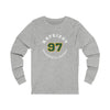 Kaprizov 97 Minnesota Hockey Number Arch Design Unisex Jersey Long Sleeve Shirt