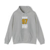 Kaprizov 97 Minnesota Hockey Gold Vertical Design Unisex Hooded Sweatshirt