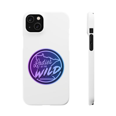 Ladies Of The Wild Gradient Colors Snap Phone Case In White