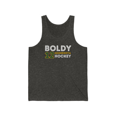 Boldy 12 Minnesota Hockey Grafitti Wall Design Unisex Jersey Tank Top