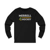 Merrill 4 Minnesota Hockey Grafitti Wall Design Unisex Jersey Long Sleeve Shirt