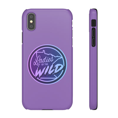 Ladies Of The Wild Gradient Colors Snap Phone Case In Purple