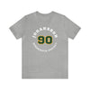 Johansson 90 Minnesota Hockey Number Arch Design Unisex T-Shirt