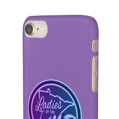 Ladies Of The Wild Gradient Colors Snap Phone Case In Purple