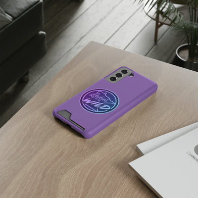 Ladies Of The Wild Gradient Colors Phone Case With Card Holder, Purple