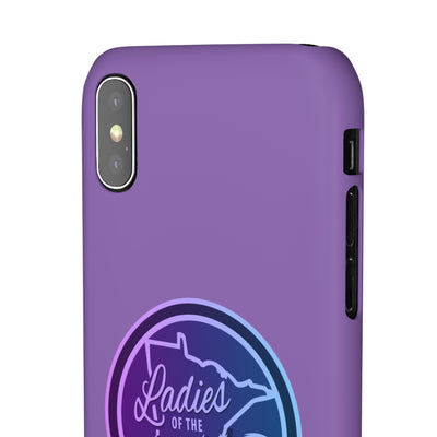 Ladies Of The Wild Gradient Colors Snap Phone Case In Purple