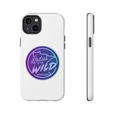 Ladies Of The Wild Gradient Colors Tough Phone Case In White